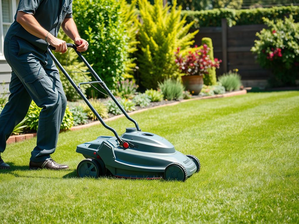 Entretien régulier de jardin avec tonte de pelouse et tarif aménagement entretien jardin