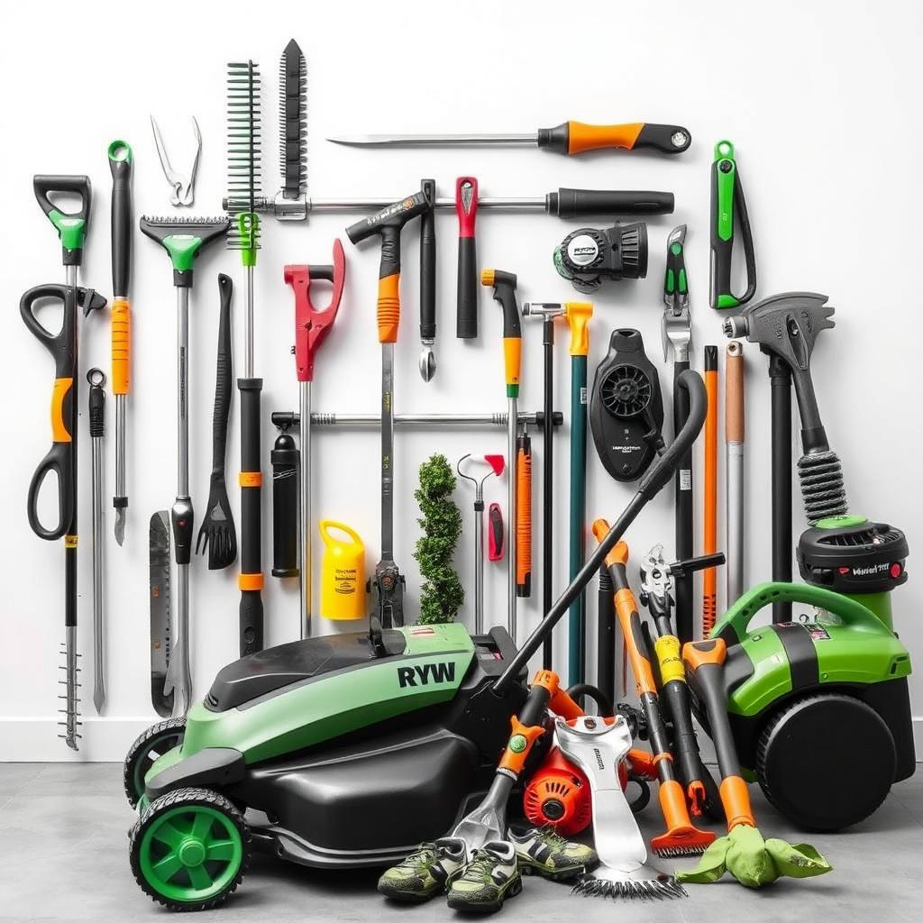 Équipement professionnel pour tarif aménagement entretien jardin