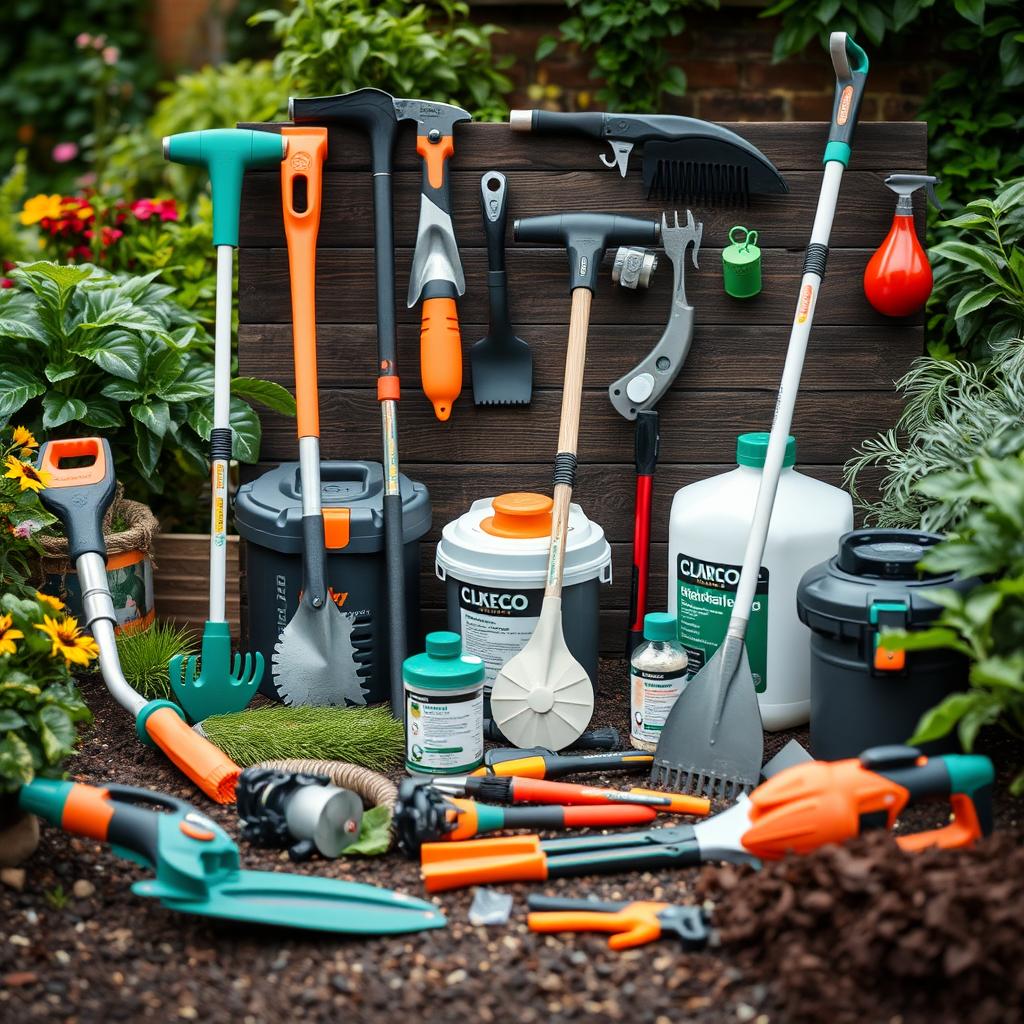 Matériel professionnel pour l'entretien de jardin